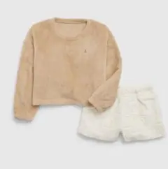 GAP KIDSフリースパジャマセット（長袖・ショートパンツ）