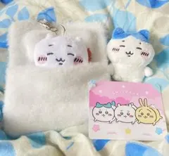 ちいかわ おふとんリールパスケース ハチワレ ぬいぐるみ