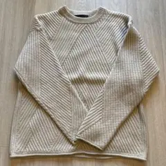 SENSE OF PLACE ダイヤモンドパターンセーター Mサイズ