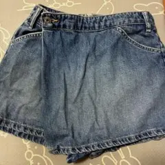 ZARA今期　デニムキュロット　ショーパン　XS