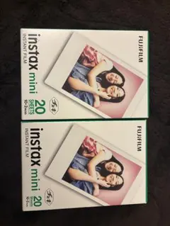FUJIFILM instax mini フィルム 20シート×2パック