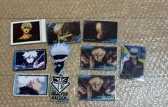 呪術廻戦 五条悟 カード ステッカー 9個セット