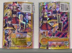 アイカツ　アイカツカード　スパイシーキティ　プリティキティ