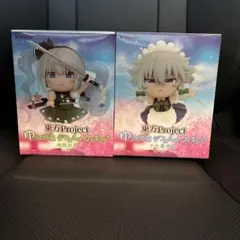 東方project ゆっくり風デフォルメフィギュア　2種　魂魄妖夢 十六夜咲夜