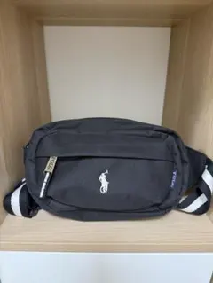 美品　Polo Ralph Lauren 黒 ボディバッグ