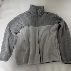 【UNIQLO】ユニクロ フリース フルジップジャケット グレー Mサイズ