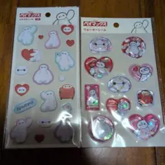 ベイマックス　ウォーターシール、ふあふあシール2種セット