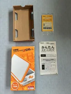 ニンテンドーNew 2DS LL ホワイト オレンジ 空箱のみ