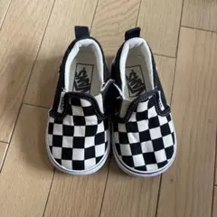 VANS ベビー スニーカー チェッカーフラッグ 14cm