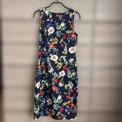 【美品】HOBBS LONDON 花柄 ノースリーブ ワンピースのサムネイル