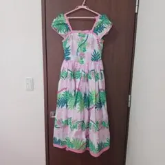 フラダンス用花柄ドレス