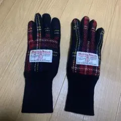 Harris Tweed チェック柄手袋 フリーサイズ