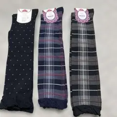 TOPVALU レディース ソックス 3足セット ドット チェックのサムネイル