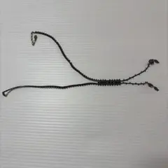 MICHEL KLEIN ブラックシルバーネックレス