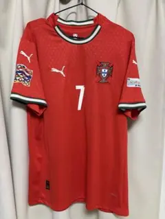 ポルトガル代表7番クリスティアーノ・ロナウド オーセンティックホームユニフォーム