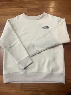 THE NORTH FACE ホワイト クルーネック トレーナー