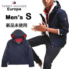 トミーヒルフィガー ジャケット メンズ アウター EU 撥水 S 紺 ゴルフ 春