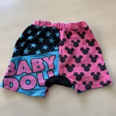 BABY DOLL ミッキーマウス ショートパンツ　80
