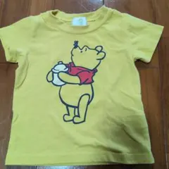 くまのプーさん 半袖Tシャツ イエロー