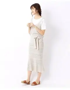 COMME CA ISM×ONIGIRI 透かし柄　セットアップ