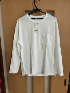 UNIQLO ビッグシルエット長袖Tシャツ　ロンT ワッフル　サーマル