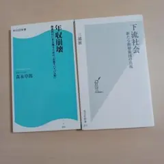 年収崩壊・下流社会 セット