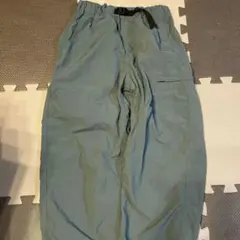 GU ドライワイドジップジョガーパンツ 140cm カーキ