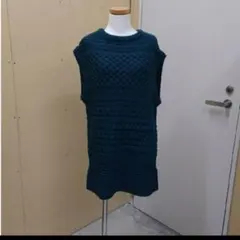 ニット　ベスト　オーバーサイズ