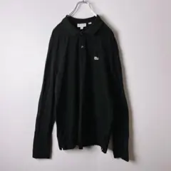 ヤ*ン様 美品　LACOSTE 長袖　ポロシャツ　メンズ　6 ワニ刺繍　古着