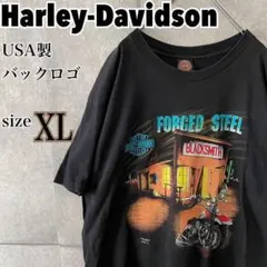 【USA製】人気の両面デザイン！　ハーレーダビッドソン　Tシャツ　半袖　XL