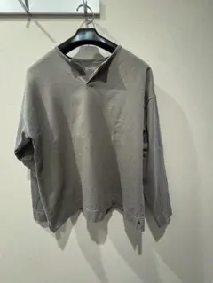 MUJI LABO ムジラボ キーネックカットソー Mサイズ オリーブ