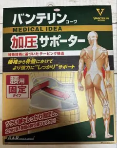 バンテリンコーワサポーター　加圧　腰用 ブルーグレー　Lサイズ　新品
