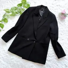 ZARA ザラ　レディース　テーラードジャケット　ダブルブレスト　サイズM