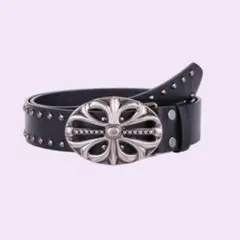 十字架 クロスバックル スタッズベルト y2k パンク グランジ アメカジ 古着