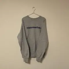 thisisneverthat ワッフル 長袖カットソー グレー Lサイズ - メルカリ