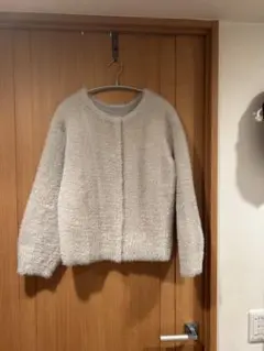 プラステ フェザーヤーン2wayカーディガン　ACHICOCHI様専用