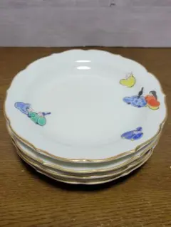 お値下げ【美品】ミキモト プレート 5枚 ベビー食器 ボーイズ 陶器