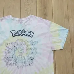 US古着Tシャツ ポケモン Pokemon タイダイ柄 XL