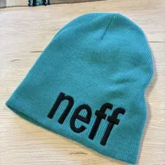 neff ニット帽 ビーニー ターコイズブルーのサムネイル