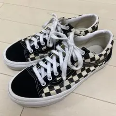 VANS チェッカー柄 スニーカー　オールドスクール