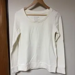 BAYFLOW アイボリー 長袖Tシャツ