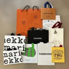 [最終価格]有名ブランドショッピングバッグまとめ売り11点セット