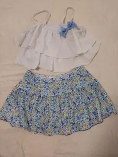 女の子 セパレート水着・ 140サイズ