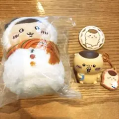 【送料込み】ちいかわくりまんじゅうぬいぐるみ マスコット 4点セット
