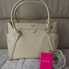 サマンサベガ 2way トートバッグ ショルダーベルト付き