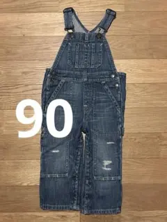 ベビーギャップ　babygap デニム オーバーオール 90