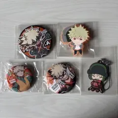 ヒロアカ 爆豪勝己 缶バッジ ラバスト