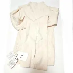 GRL タグ付きアイボリー リブ編みニット 長袖