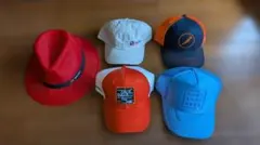 【未使用】メンズ キャップ・ハット 計5点セットのサムネイル