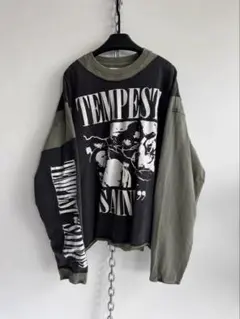 正規店購入 Hell System グラフィック長袖カットソー